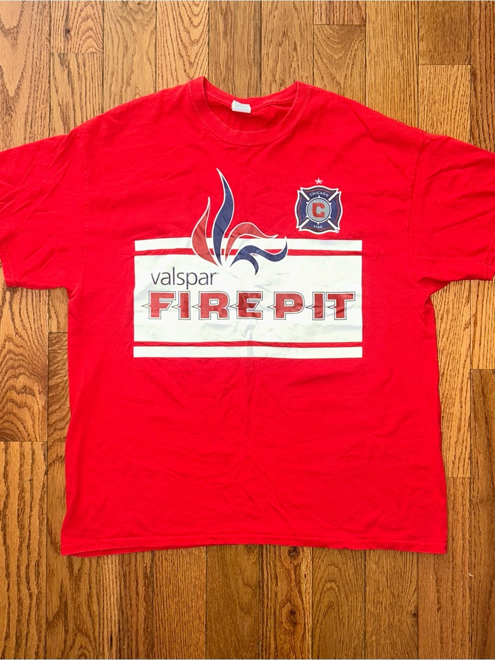Chicago Fire FirePit Valspar Gildan T-Shirt Size XL